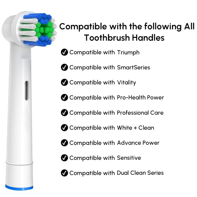 Alt view image 3 of 5 - Oral B Braun Compatible Replacement Toothbrush Heads, 12 Pcs