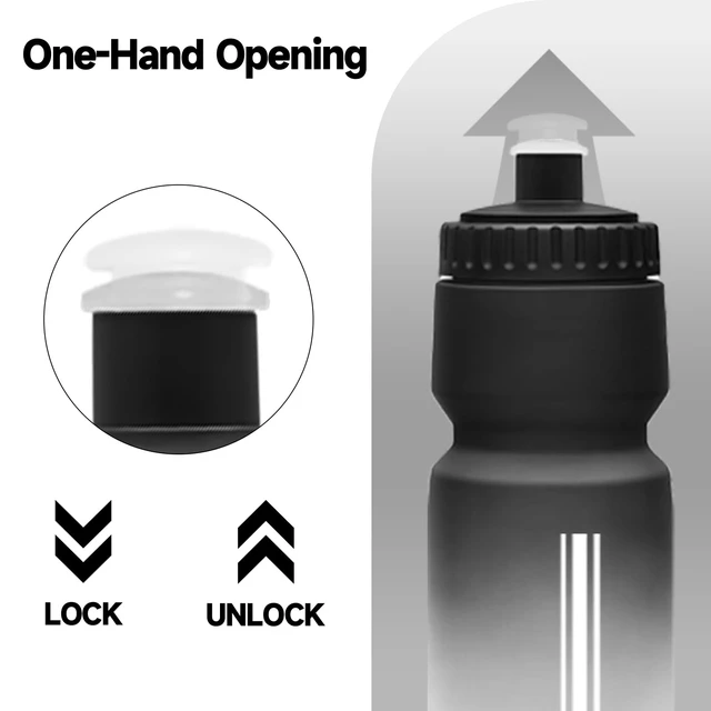 Alt view image 3 of 7 - TooLe Bike Water Bottle 24oz, Squeeze Leakproof BPA Free