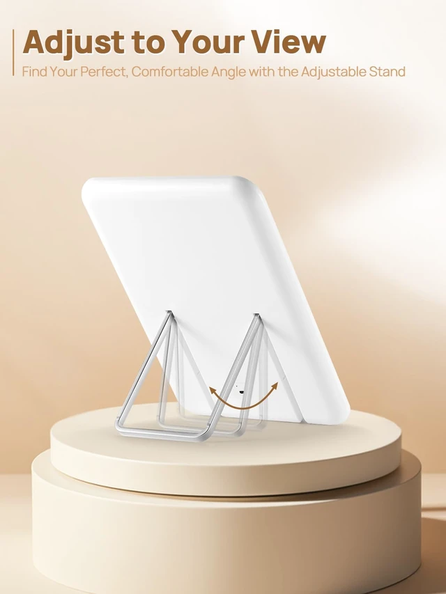 Alt view image 2 of 6 - OMIRO 8x5in Makeup Mirror with Lights and 10X Magnetic Magnifier, White