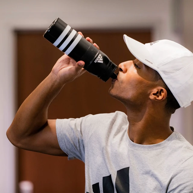 Alt view image 2 of 5 - Adidas Stadium 750mL (28oz) Refillable Plastic Sport Water Bottle