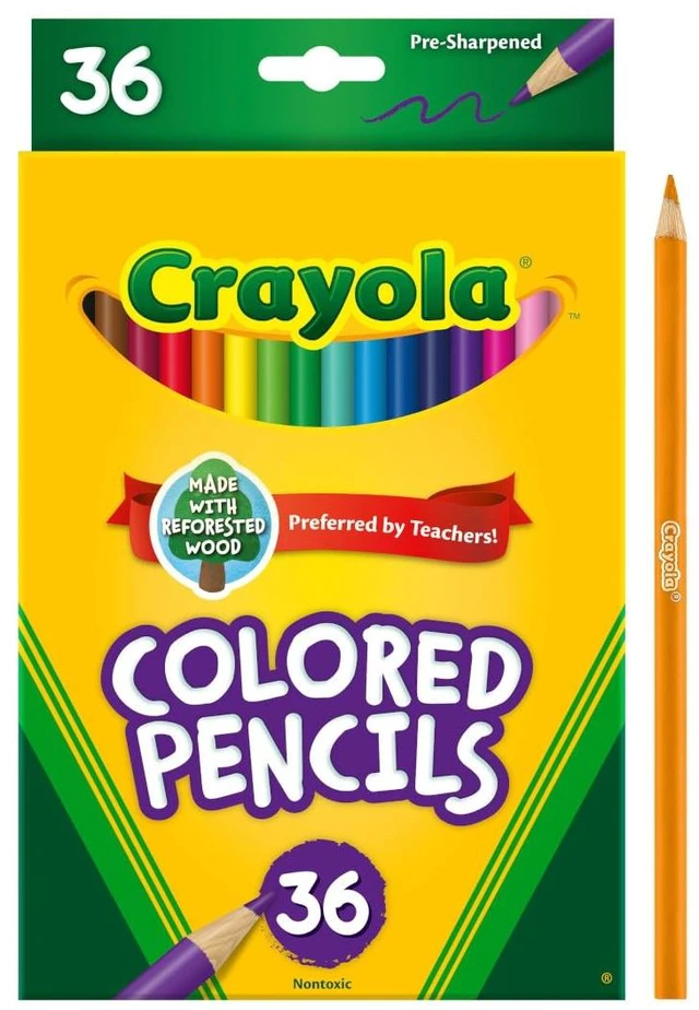 Alt view image 3 of 6 - Crayola Colored Pencils (36ct) for Kids and Adults, Preschool Classroom Supplies, Coloring Gift, Ages 3+