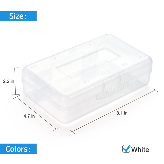 Alt view image 4 of 7 - Tamaki 1 Pack Plastic Pencil Box, Large Capacity, Clear