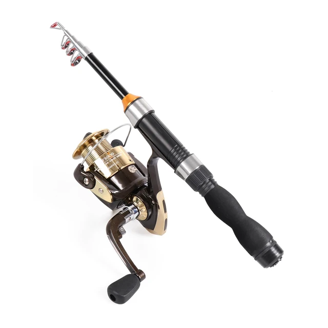 Alt view image 5 of 7 - Telescopic Collapsible Extendable Fishing Rod for Saltwater and Freshwater, Lightweight and Compact Design