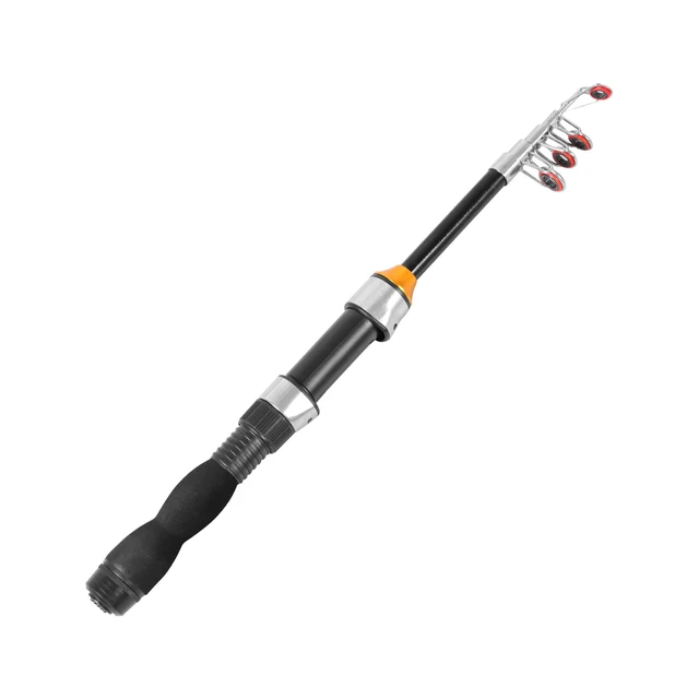 Alt view image 7 of 7 - Telescopic Collapsible Extendable Fishing Rod for Saltwater and Freshwater, Lightweight and Compact Design