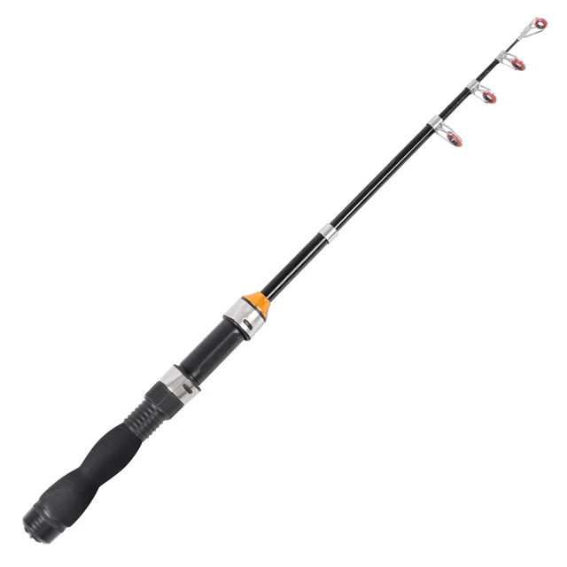 Alt view image 3 of 7 - Telescopic Collapsible Extendable Fishing Rod for Saltwater and Freshwater, Lightweight and Compact Design
