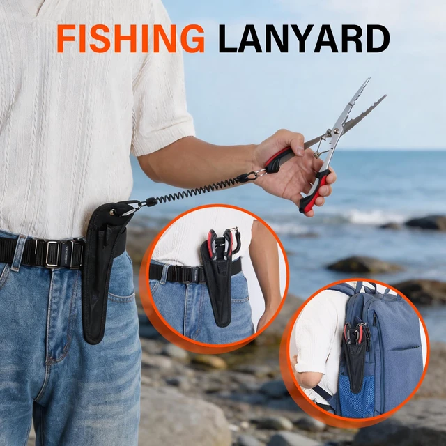 Alt view image 2 of 7 - Fishing Tool Set with Fish Lip Gripper Pliers and Fishing Pliers