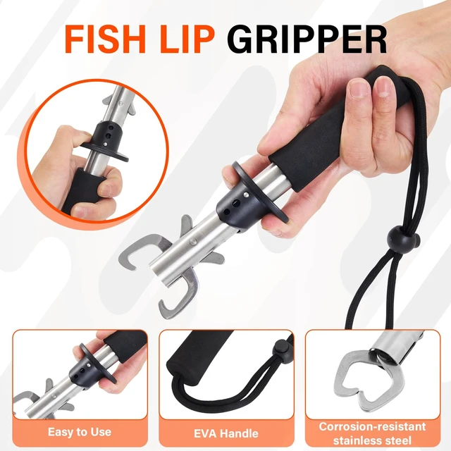Alt view image 6 of 7 - Fishing Tool Set with Fish Lip Gripper Pliers and Fishing Pliers
