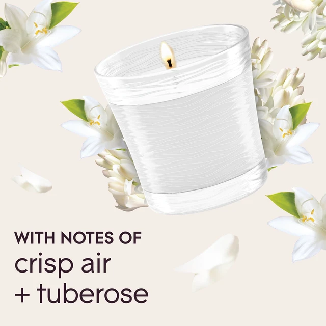 Alt view image 5 of 5 - Glade Single Wick Candles, Clean Linen, 8.16oz, 2Count