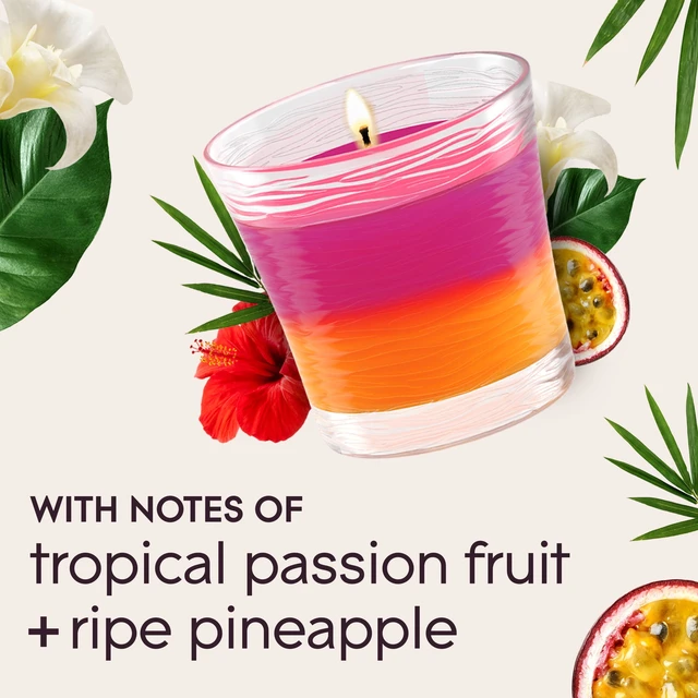 Alt view image 5 of 5 - Glade 2in1 Single Wick Candles, Hawaiian Breeze + Vanilla Passionfruit, 8.16oz, 2 Count