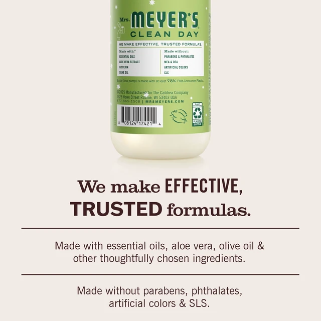 Alt view image 4 of 6 - Mrs. Meyer's Clean Day Hand Soap, Iowa Pine Scent, 12.5 Fl Oz