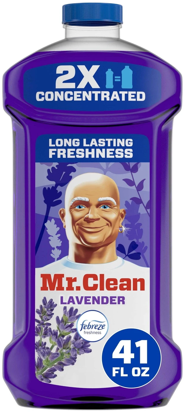 Main image of Mr. Clean 2X Concentrated All Purpose Floor Cleaner Lavender 41Fl Oz