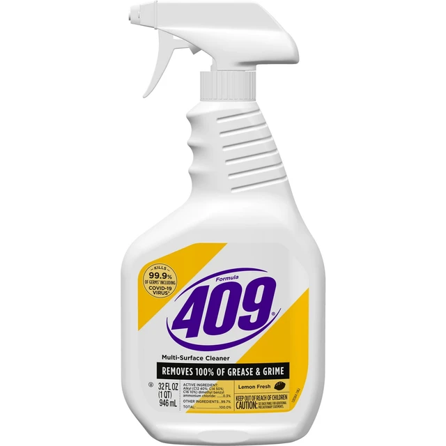 Alt view image 4 of 5 - Formula 409 Multi-Surface Cleaner Spray, Lemon Fresh, 32 fl oz, 2-Pack