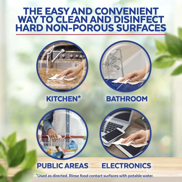 Alt view image 5 of 5 - Lysol Disinfectant Wipes, Plant Based Multi-Surface Cleaning, Fresh Citrus, 70 Count