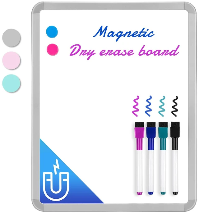 Main image of VUSIGN Magnetic Dry Erase Board, 14 x 11 Inches, Gray