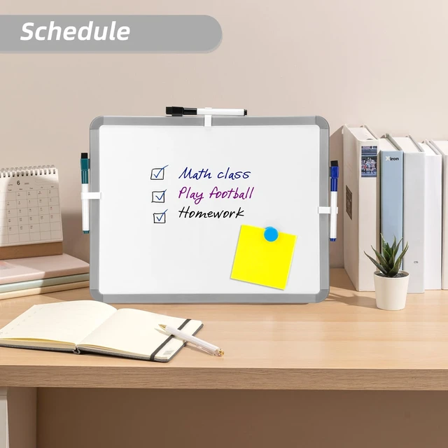 Alt view image 6 of 6 - VUSIGN Magnetic Dry Erase Board, 14 x 11 Inches, Gray