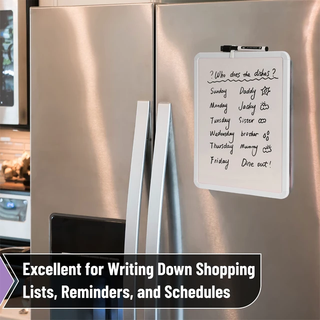 Alt view image 5 of 6 - Mr. Pen Dry Erase Board, 14" x 11", White Frame