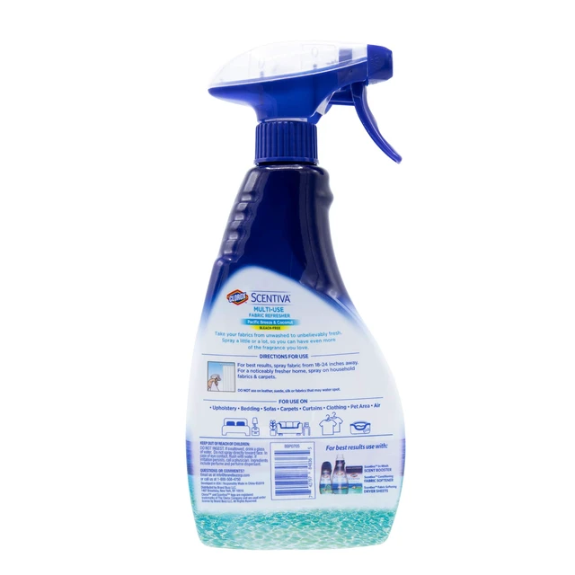 Alt view image 4 of 5 - Clorox Scentiva Fabric Refresher Pacific Breeze & Coconut 16.9 Fl Oz
