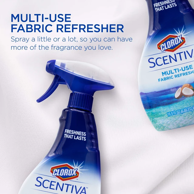 Alt view image 5 of 5 - Clorox Scentiva Fabric Refresher Pacific Breeze & Coconut 16.9 Fl Oz