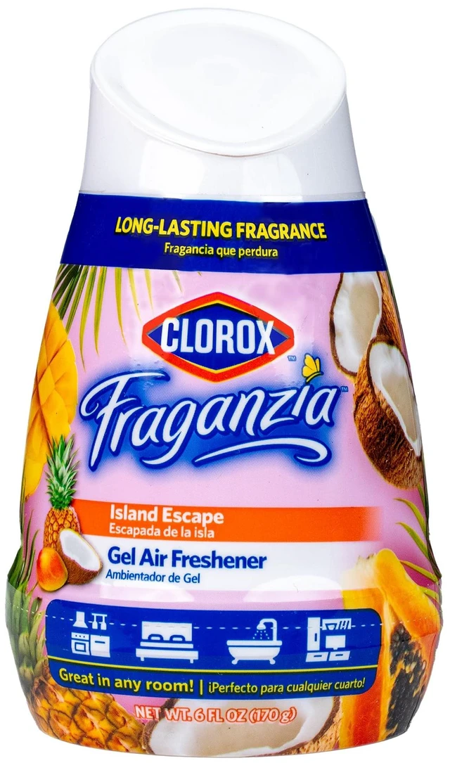Main image of Clorox Fraganzia Gel Air Freshener Cone Hawaiian Escape 6Oz