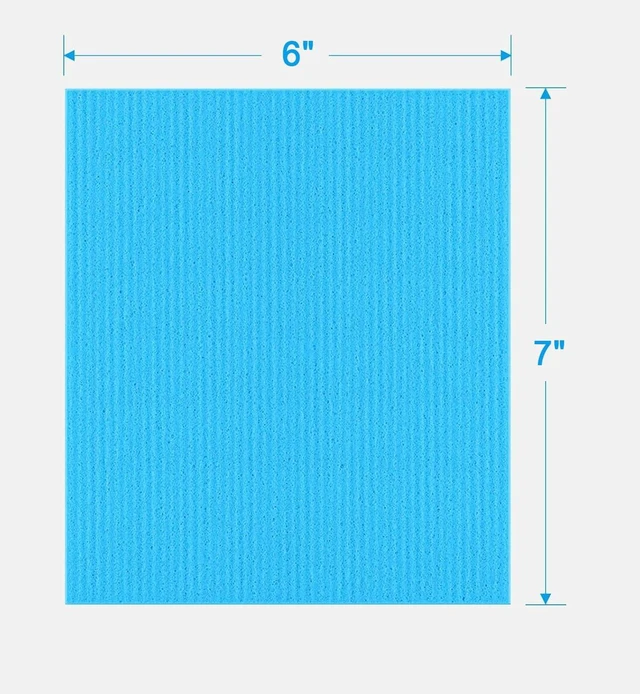 Alt view image 5 of 6 - HOMEXCEL 10-Pack Swedish Dishcloths for Kitchen, Absorbent, 7x6in