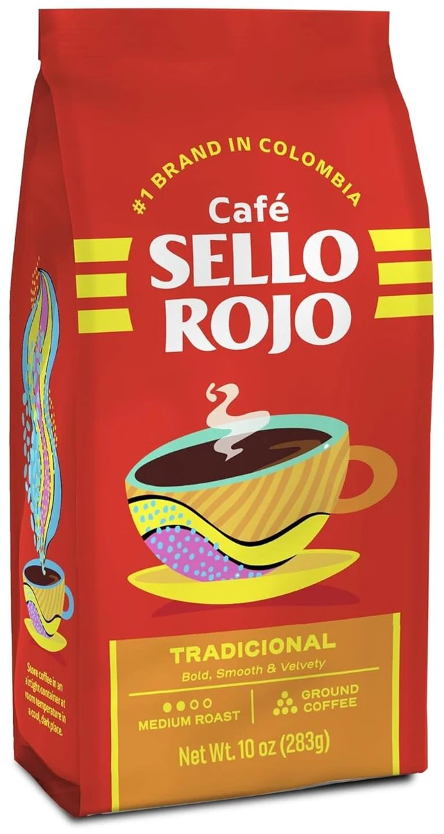Main image of Sello Rojo Tradicional Medium Roast Ground Coffee, 10oz