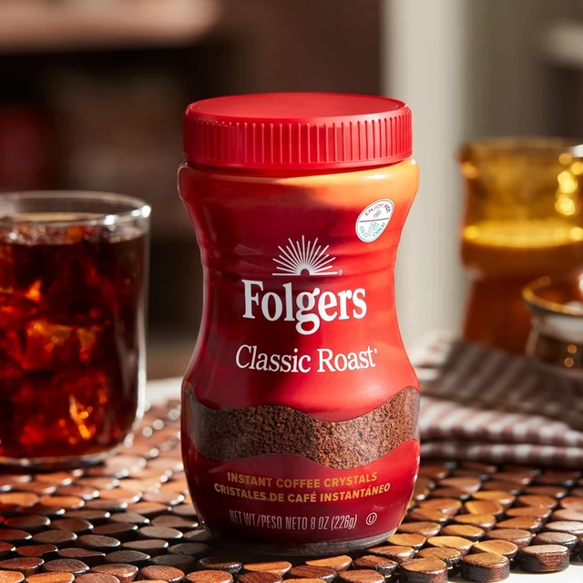 Alt view image 4 of 6 - Folgers Classic Roast Instant Coffee 8oz Jar