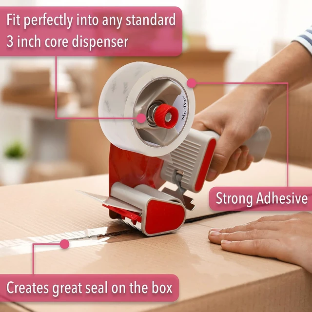 Alt view image 2 of 7 - Mr. Pen Packing Tape, 2 Pack, 2 Inch Wide, 60 Yards, 1.9mil, No Smell