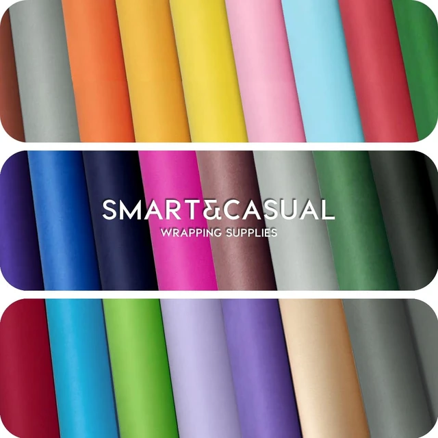 Alt view image 2 of 6 - SMART&CASUAL Brown Kraft Paper Roll 15"x450" (37.5'), Gift Wrapping, Packing, Art Craft, Floral Bouquet, Moving, Painting, Drawing, Easel, Poster, Chart