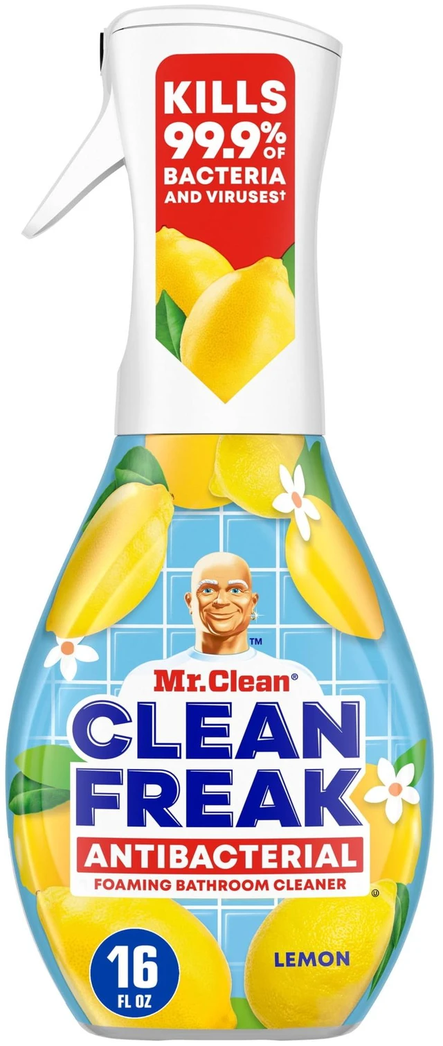 Main image of Mr. Clean Clean Freak Antibacterial Multi-Purpose Bath Cleaner, Lemon Scent, 16 Fl Oz