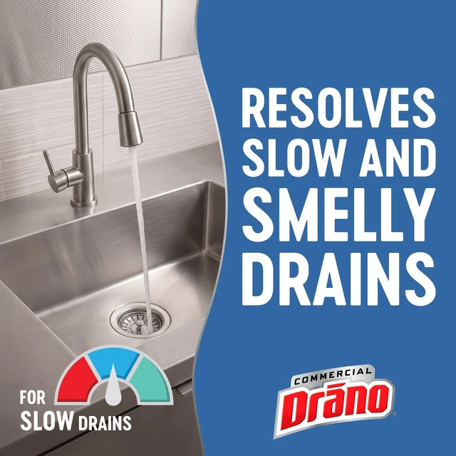 Alt view image 4 of 5 - Drano Dual-Force Foamer Hair and Drain Clog Remover 17 fl oz Commercial Line