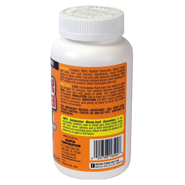 Alt view image 5 of 6 - Instant Power Crystal Lye Drain Opener, 16 oz, 1 Count