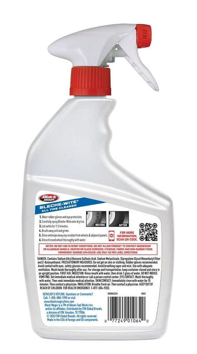 Alt view image 2 of 4 - Black Magic Bleche-Wite Tire Cleaner, 32 oz. - 120066