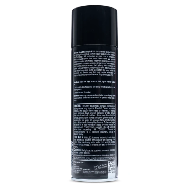 Alt view image 2 of 5 - Chemical Guys TVDSPRAY120DIS Aerosol Tire Shine 15oz