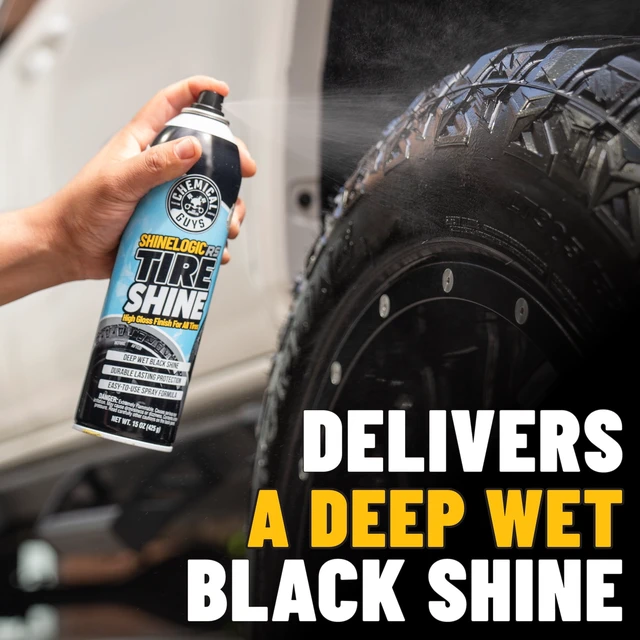 Alt view image 5 of 5 - Chemical Guys TVDSPRAY120DIS Aerosol Tire Shine 15oz