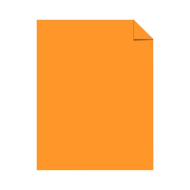 Alt view image 4 of 5 - Astrobrights Colored Paper 8.5" x 11" 24lb/89gsm Cosmic Orange 50 Sheets