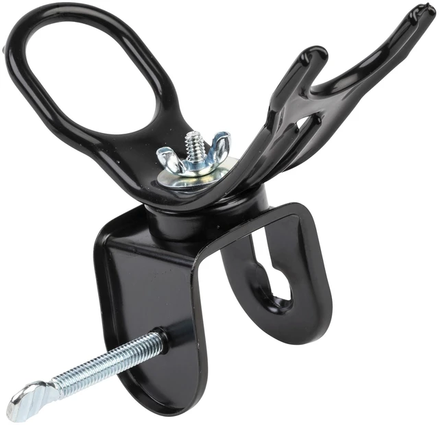 Alt view image 6 of 6 - Ozark Trail Adjustable Clamp-On Fishing Rod Holder (2-Pack), Rubber-Coated Clamp for Flat Mounting Surfaces