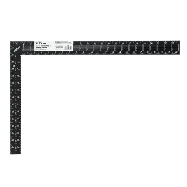 Alt view image 3 of 5 - Hyper Tough 16x24-Inch Heavy-Duty Rafter Framing Square