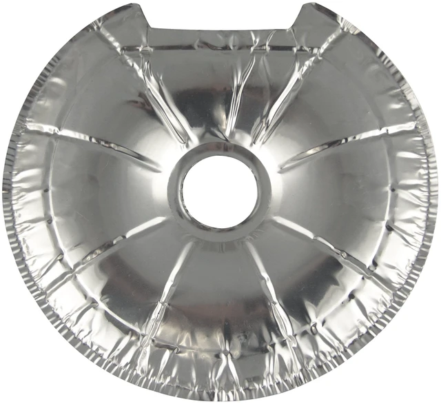 Alt view image 2 of 6 - Mainstays R101F12 Disposable Foil Drip Pan Liners for Electric Stoves, 12-Pack