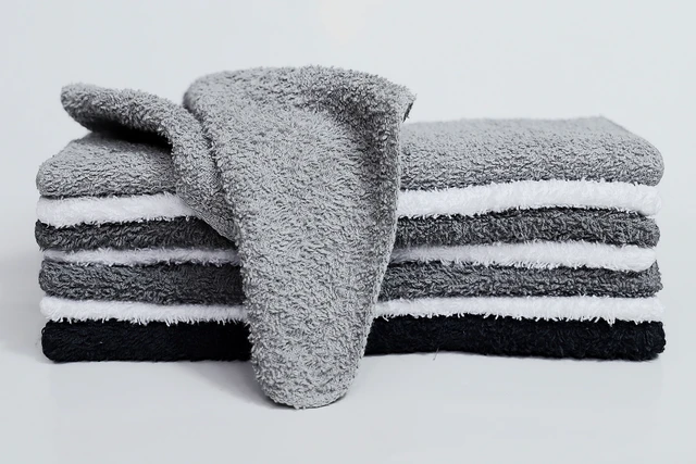 Alt view image 5 of 6 - Mainstays 18-Pack Washcloth Bundle, Grey Multi