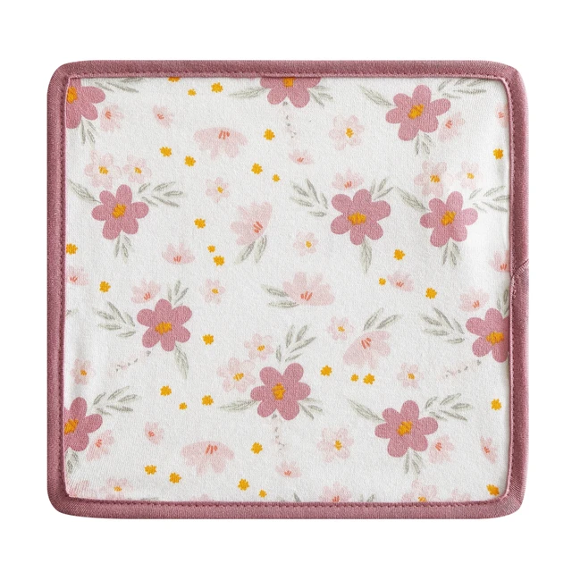 Alt view image 2 of 6 - Parent's Choice Floral Washcloths, 9x9in, 6-Pack
