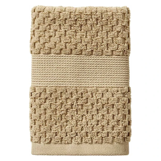 Alt view image 5 of 5 - Better Homes & Gardens Signature Soft Cotton Popcorn Textured Washcloth (2 Pack), Almond Biscuit