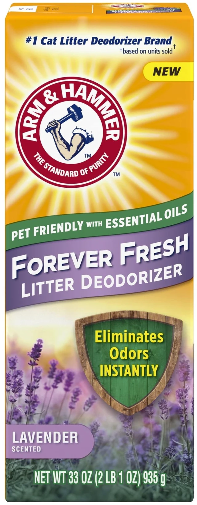 Main image of ARM & HAMMER Forever Fresh Cat Litter Deodorizer, Pet-Friendly Lavender Scent, 33 oz