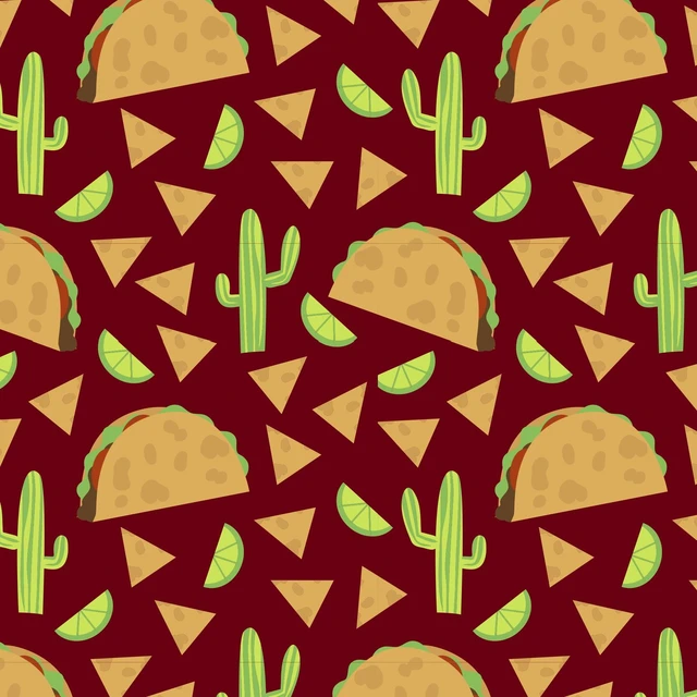 Main image of David Textiles, Inc. 36" x 44" 100% Cotton Taco Toss Precut Sewing & Craft Fabric, Brown