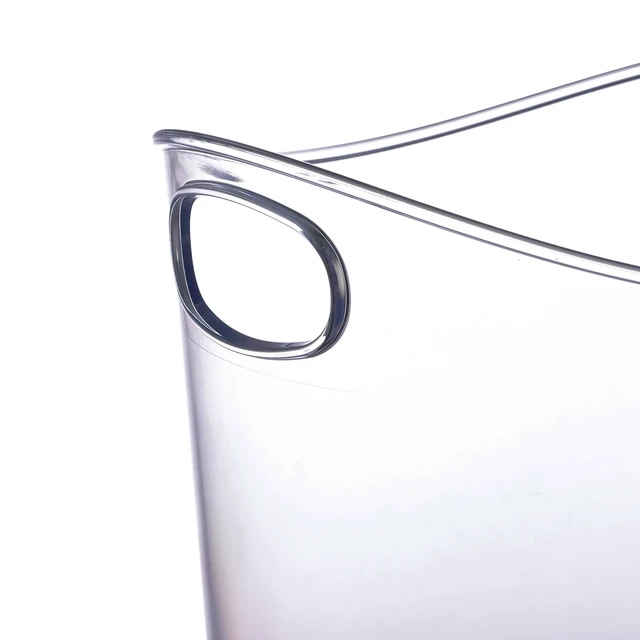 Alt view image 4 of 4 - Way To Celebrate Clear Plastic Ice Bucket with Handles, 162 oz