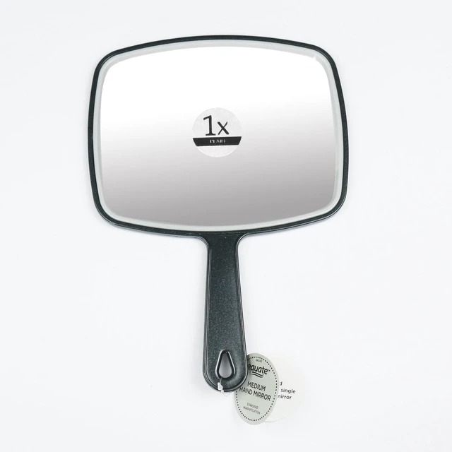 Alt view image 4 of 5 - Equate Medium Hand Face Mirror, Black, Size 10.6" x 7.6" x 0.3", 1 Count