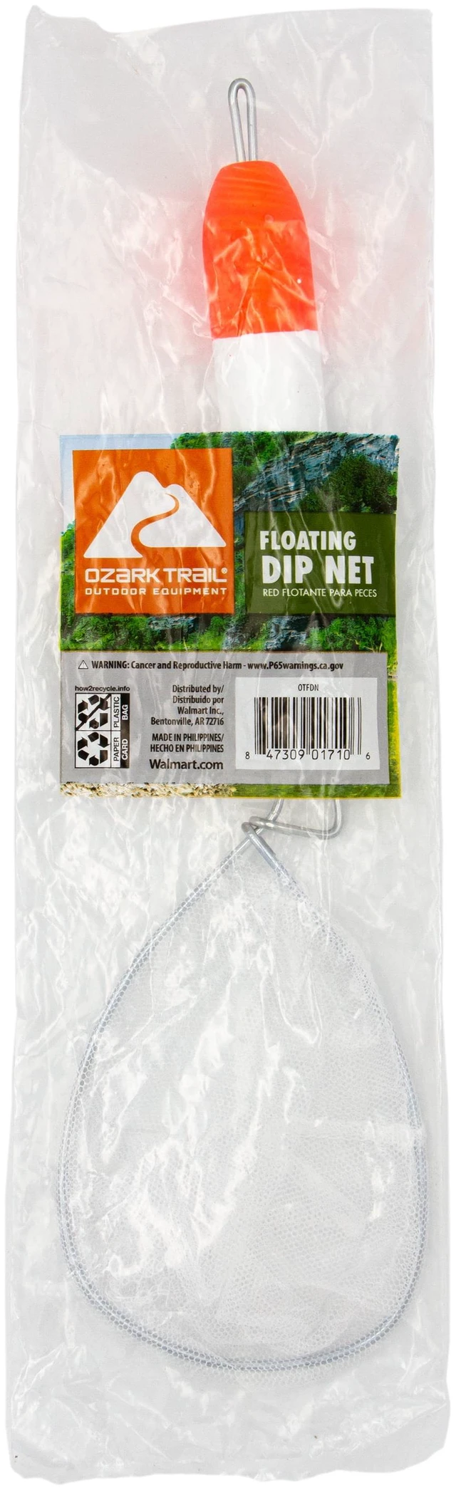Alt view image 6 of 6 - (4 pack) Ozark Trail 12.5 in Floating Dip Net with Lightweight Handle for Fishing and Outdoor Use