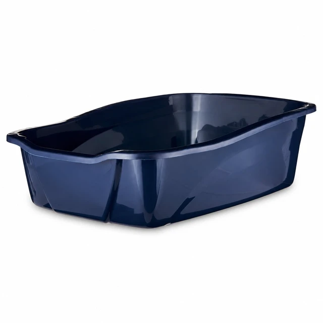 Alt view image 2 of 6 - Vibrant Life Large Open Cat Litter Box, Blue