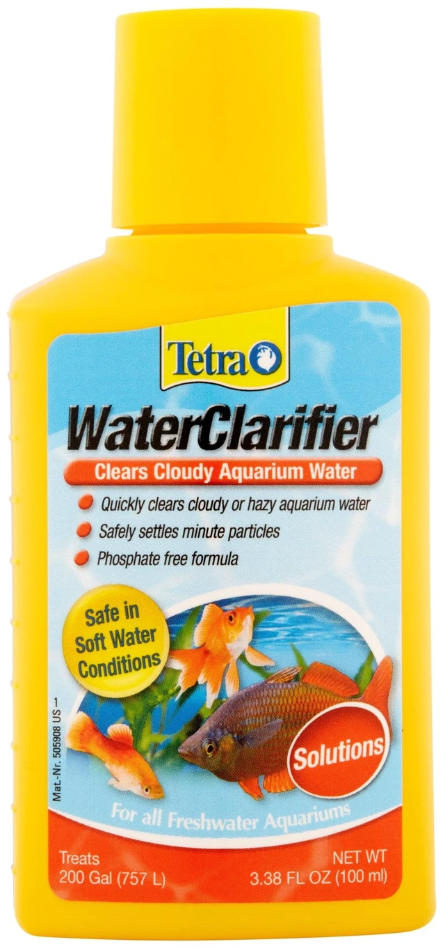Main image of Tetra Waterclarifier Aquarium Water Treatment, Clears Cloudy Aquarium Water, 3.38 oz.