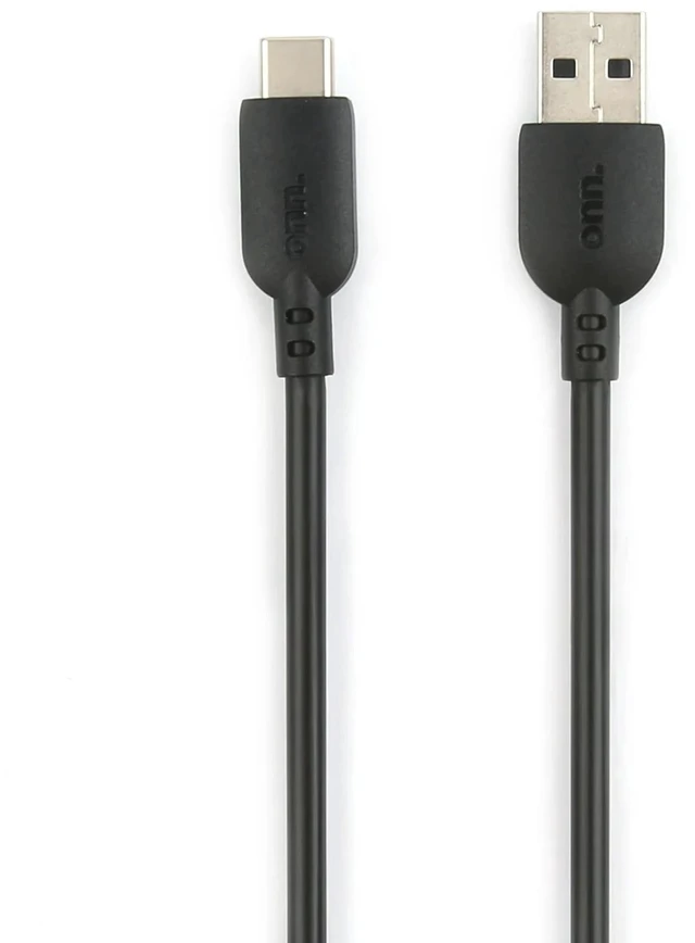 Main image of onn 3ft USB-C to USB-A Charging Cable, USB-IF Certified, Black, Compatible with iPhone 17/16/15 Series, Samsung Galaxy, Note, Pixel Devices, iPad Pro