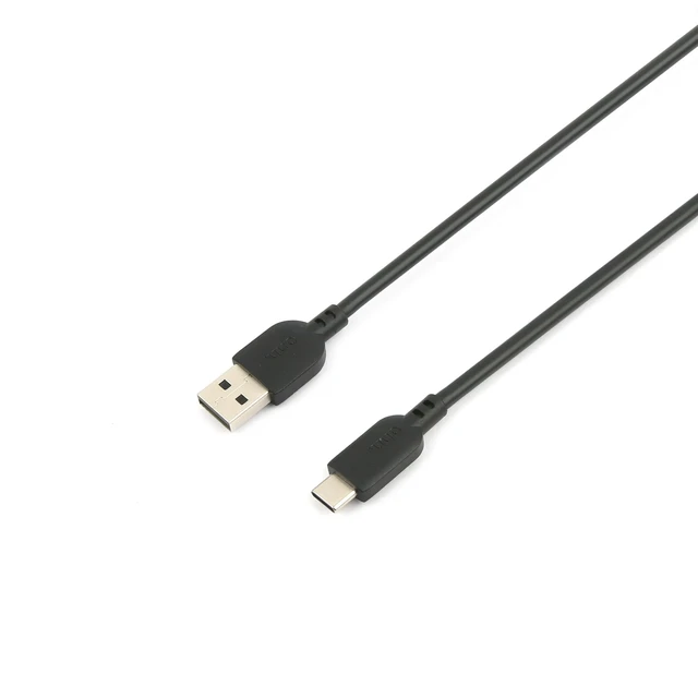 Alt view image 2 of 5 - onn 3ft USB-C to USB-A Charging Cable, USB-IF Certified, Black, Compatible with iPhone 17/16/15 Series, Samsung Galaxy, Note, Pixel Devices, iPad Pro